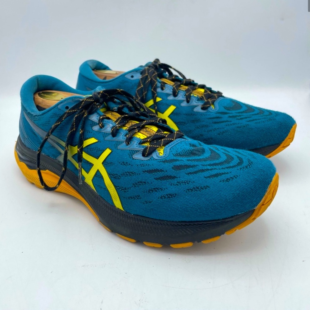 Asics Men’s GT-2000 11 Teal/Yellow Size 10.5